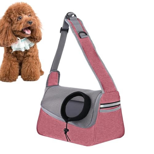 Breathable Dog Carry Sling, Shoulder Pet Carrier with Storage Pocket, Small Dog Carrier for Cats and Puppies, Comfortable Sling for Pet Travel, Walking, and Outdoor Adventures Breathable Dog Carry Sling, Shoulder Pet Carrier with Storage Pocket, Small Dog Carrier for Cats and Puppies, Comfortable Sling for Pet Travel, Walking, and Outdoor Adventures von Iouyjiu