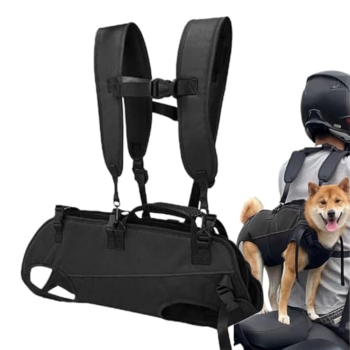Dog Lift Harness, Adjustable Dog Backpack, Front Support Harness with Customizable Fit and Multifunctional Design for Hiking, Travel, Or Cycling with Your Pet, 1 Stück Dog Lift Harness, Adjustable Dog Backpack, Front Support Harness with Customizable Fit and Multifunctional Design for Hiking, Travel, Or Cycling with Your Pet, 1 Stück von Iouyjiu