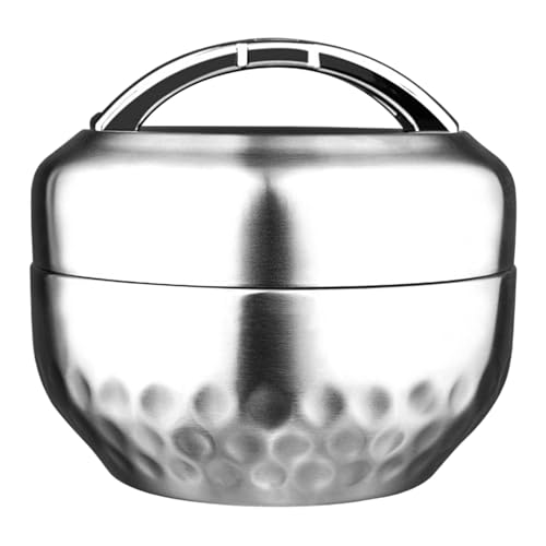 Insulated Food Container Stainless Steel, Leakproof Lunch Box for Hot and Cold Food, 2 Tier Stainless Steel Lunch Container, Decorative Insulated Lunch Box with Handle for Indoor, Outdoor Insulated Food Container Stainless Steel, Leakproof Lunch Box for Hot and Cold Food, 2 Tier Stainless Steel Lunch Container, Decorative Insulated Lunch Box with Handle for Indoor, Outdoor von Iouyjiu