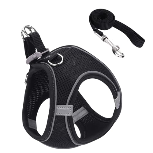 Iouyjiu Ausbruchssicheres Katzengeschirr | Weiches Mesh-Geschirr Mit Reflektierenden Sicherheitsstreifen - Haustier Zubehör Für Sicherheit Training Reisen Wandern Rucksack Outdoor Abenteuer Iouyjiu Ausbruchssicheres Katzengeschirr | Weiches Mesh-Geschirr Mit Reflektierenden Sicherheitsstreifen - Haustier Zubehör Für Sicherheit Training Reisen Wandern Rucksack Outdoor Abenteuer von Iouyjiu