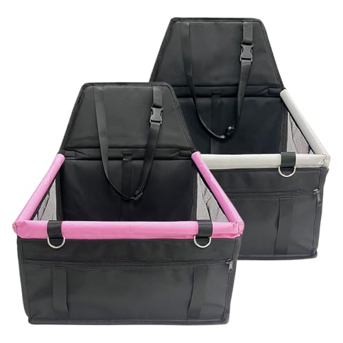 Iouyjiu Dog Car Seat, Waterproof Oxford Cloth Pet Carrier, Adjustable Buckle,Removable Washable Cushion, Built in Seatbelt for Road Trips and Dailytravel, 15.75x14.57x16.93 in Iouyjiu Dog Car Seat, Waterproof Oxford Cloth Pet Carrier, Adjustable Buckle,Removable Washable Cushion, Built in Seatbelt for Road Trips and Dailytravel, 15.75x14.57x16.93 in von Iouyjiu