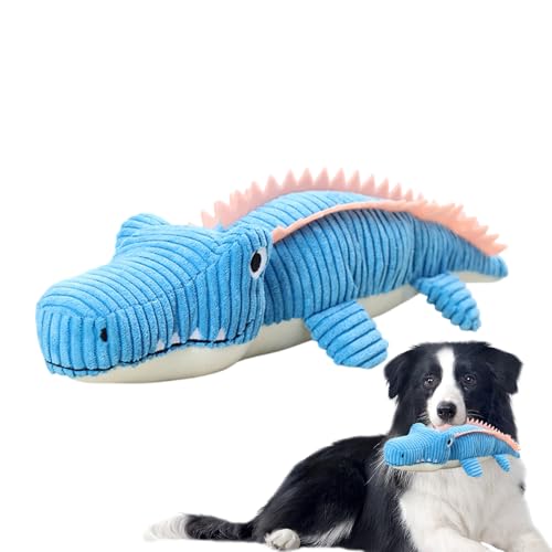 Iouyjiu Dog Plush Toys, Cute Dog Toy, Puppy Squeaky Chewer with Bite Resistant Material and Crocodile Fun Design for Interactive Indoor Pet Playtime, 14.57x6.3x2.76 Inches Iouyjiu Dog Plush Toys, Cute Dog Toy, Puppy Squeaky Chewer with Bite Resistant Material and Crocodile Fun Design for Interactive Indoor Pet Playtime, 14.57x6.3x2.76 Inches von Iouyjiu