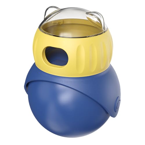 Iouyjiu Dog Treat Toy, Cat Feeder Ball, Interactive Pet Toy with Adjustable Treat Dispensing, Easy to Refill and Clean Design for Dogs and Cats, 3.15x3.15x4.92 Inches von Iouyjiu