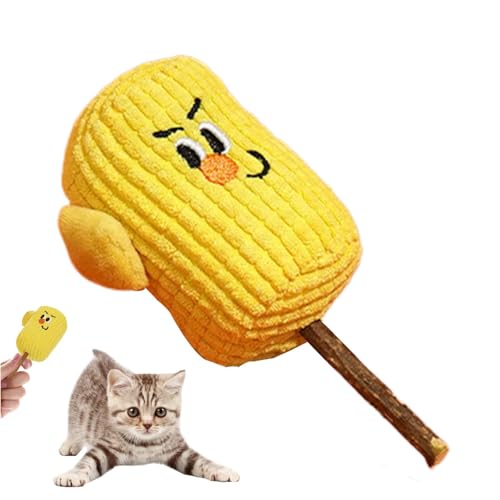 Iouyjiu Engaging Cat Teaser Toys, Safe Corn Cob Catnip Toy, Teeth Cleaning Plush Kitten Stuffed Toy, Cat Chew Stick Ith Plush Kitten Stuffing and Teeth Cleaning Chew Stick for Hunting, Chasing Iouyjiu Engaging Cat Teaser Toys, Safe Corn Cob Catnip Toy, Teeth Cleaning Plush Kitten Stuffed Toy, Cat Chew Stick Ith Plush Kitten Stuffing and Teeth Cleaning Chew Stick for Hunting, Chasing von Iouyjiu