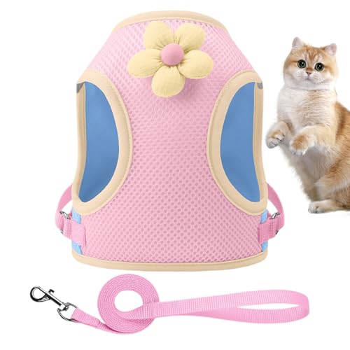 Iouyjiu Hundegeschirr Für Spaziergänge - Reflektierendes Katzenjungengeschirr - Atmungsaktives Zubehör Niedliches Design Für Spaziergänge Park Outdoor Nachts Täglich Reisen Wandern Iouyjiu Hundegeschirr Für Spaziergänge - Reflektierendes Katzenjungengeschirr - Atmungsaktives Zubehör Niedliches Design Für Spaziergänge Park Outdoor Nachts Täglich Reisen Wandern von Iouyjiu