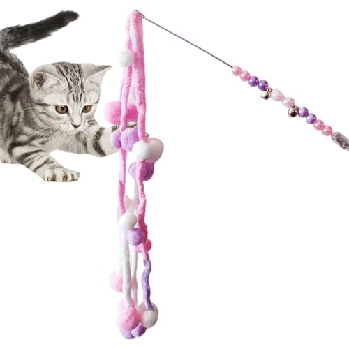 Iouyjiu Interaktives Katzenwandspielzeug, Fairy Teaser Stick mit Plüsch-Spielzeug, Spaß und Engaging Cat Übung, Preventing Obesity und Boredom Toy für Bonding, 40,9 cm Iouyjiu Interaktives Katzenwandspielzeug, Fairy Teaser Stick mit Plüsch-Spielzeug, Spaß und Engaging Cat Übung, Preventing Obesity und Boredom Toy für Bonding, 40,9 cm von Iouyjiu