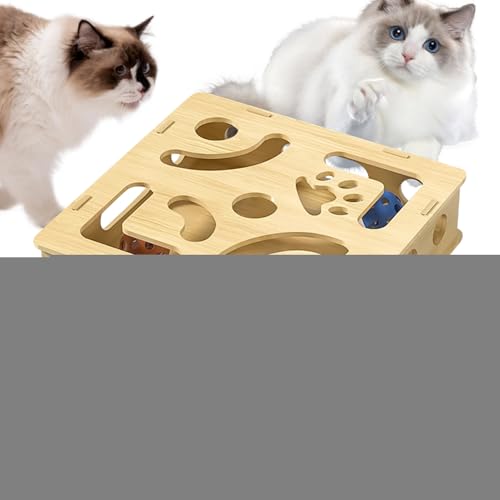 Iouyjiu Katzen Beschäftigungs Puzzle | Interaktives Katzen Puzzle Spielzeug | Mit Glöckchen Geistige Förderung Energie Spiel Haustiere Allein Langeweile Für Und Kitten Iouyjiu Katzen Beschäftigungs Puzzle | Interaktives Katzen Puzzle Spielzeug | Mit Glöckchen Geistige Förderung Energie Spiel Haustiere Allein Langeweile Für Und Kitten von Iouyjiu