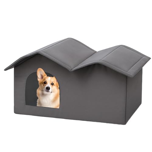 Iouyjiu Katzenhaus für Kätzchen – Haus für Katzen, für den Innenbereich, wasserdicht und isoliert, bequem, zerlegbar, kühl, für Welpen, warm, Sommer, junge Tiere, kleine Hunde von Iouyjiu