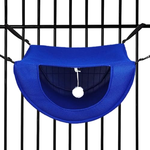 Iouyjiu Katzenkäfig-Hängematte, atmungsaktives Kätzchenbett mit lustigem Ball, Haustierbedarf, Käfigstuhl-Hängematte für Katzen, kleine Tiere, zum Schlafen und Ausruhen Iouyjiu Katzenkäfig-Hängematte, atmungsaktives Kätzchenbett mit lustigem Ball, Haustierbedarf, Käfigstuhl-Hängematte für Katzen, kleine Tiere, zum Schlafen und Ausruhen von Iouyjiu