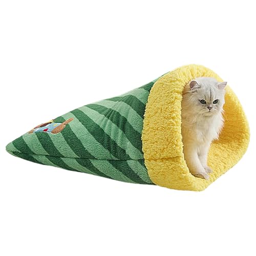 Iouyjiu Kitten Sleeping Bag, Plush Cat Bed, Warm Cat Bed, Cat Sack, Bed Cave for Cats, Cozy Cat Bed Sack, Warm Plush Cat Sack, Indoor Cat Bed, Plush Cat Sleeping Bag for Indoor Pets Iouyjiu Kitten Sleeping Bag, Plush Cat Bed, Warm Cat Bed, Cat Sack, Bed Cave for Cats, Cozy Cat Bed Sack, Warm Plush Cat Sack, Indoor Cat Bed, Plush Cat Sleeping Bag for Indoor Pets von Iouyjiu
