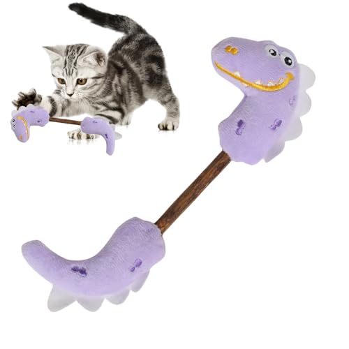 Iouyjiu Kitten Teether Toys, Little Dinosaur Plush Toy, Interaktives Katzen-Puzzle mit Bells, Pet Chew Ball, Teething Sticks, Indoor Entertainment for Kittens and Cats, 29 cm Iouyjiu Kitten Teether Toys, Little Dinosaur Plush Toy, Interaktives Katzen-Puzzle mit Bells, Pet Chew Ball, Teething Sticks, Indoor Entertainment for Kittens and Cats, 29 cm von Iouyjiu