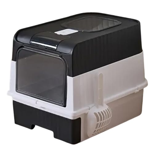 Iouyjiu Litter Box, große Katzenkliterbox, Odor Control Enclosure, zusammenklappbar, leichtes Design, Katzen-Toilette, mit Scoop, leicht zu reinigendes Zubehör für Reisen, tragbar, 40,6 x 35,7 x 45,7 Iouyjiu Litter Box, große Katzenkliterbox, Odor Control Enclosure, zusammenklappbar, leichtes Design, Katzen-Toilette, mit Scoop, leicht zu reinigendes Zubehör für Reisen, tragbar, 40,6 x 35,7 x 45,7 von Iouyjiu