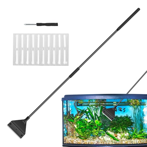Iouyjiu Reiniger für Aquarien aus Glas, langer Griff, für die Reinigung von Aquarien – Multifunktionswerkzeug für Küche, Teiche, Terrarien Iouyjiu Reiniger für Aquarien aus Glas, langer Griff, für die Reinigung von Aquarien – Multifunktionswerkzeug für Küche, Teiche, Terrarien von Iouyjiu