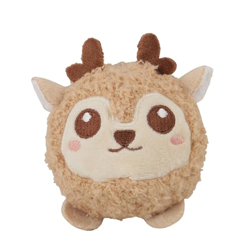 Iouyjiu Squeaky Dog Toy, lustiger Tierball, Plüsch-Puppy Ball, weich, langlebig, sichere Textur, sanfter Chew, ideal für drinnen und draußen, Haustierzimmer, Heimtraining, 3,54 x 3,54 x 3,94 Zoll Iouyjiu Squeaky Dog Toy, lustiger Tierball, Plüsch-Puppy Ball, weich, langlebig, sichere Textur, sanfter Chew, ideal für drinnen und draußen, Haustierzimmer, Heimtraining, 3,54 x 3,54 x 3,94 Zoll von Iouyjiu