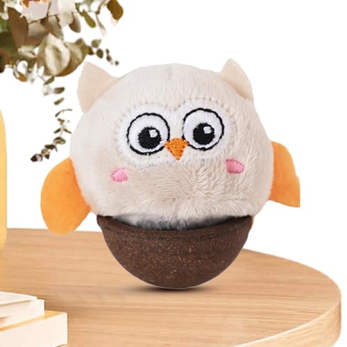 Iouyjiu Stimulating Cat Ball Teaser, Interactive Plush Owl Cat Teaser, Lightweight Cat Exercise Toy, Adorable Auto Balancing Plush Owl 3.35x2.76x2.76 for Bedroom, Courtyard, Pet Shelter Iouyjiu Stimulating Cat Ball Teaser, Interactive Plush Owl Cat Teaser, Lightweight Cat Exercise Toy, Adorable Auto Balancing Plush Owl 3.35x2.76x2.76 for Bedroom, Courtyard, Pet Shelter von Iouyjiu