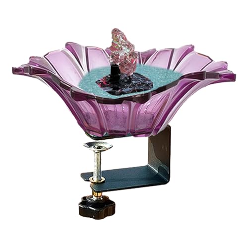 Iouyjiu USB Vogelbad, Deck Mounted Railing Birdbath, Metal Bird Bath, Garden Bird Bath, Adjustable Birdbath Bowl, Birdbath with Fountain, Railing Bird Bath, Fountain Birdbath for Fence & Railing Iouyjiu USB Vogelbad, Deck Mounted Railing Birdbath, Metal Bird Bath, Garden Bird Bath, Adjustable Birdbath Bowl, Birdbath with Fountain, Railing Bird Bath, Fountain Birdbath for Fence & Railing von Iouyjiu