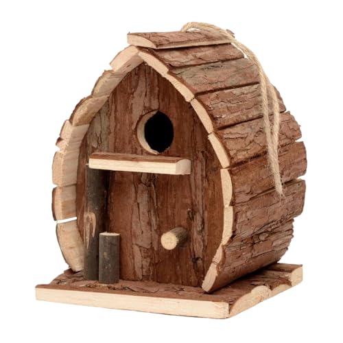 Iouyjiu Vogelhäuser für draußen - Zierliche Vogelhäuser | Rustikales Holz Design Für Garten Balkon Baum Fenster Iouyjiu Vogelhäuser für draußen - Zierliche Vogelhäuser | Rustikales Holz Design Für Garten Balkon Baum Fenster von Iouyjiu