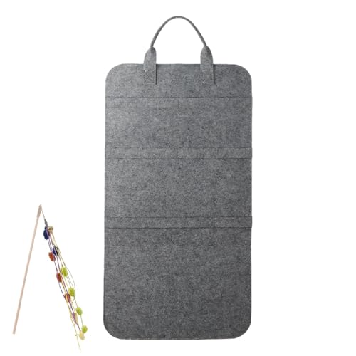 Iouyjiu Wall Storage Bag for Cat Toys, Felt Hanging Organizer for Cat Wand and Feather, Used as a Storages Bag Indoor Pet Accessories Holder, 35.43x15.75 Inches Iouyjiu Wall Storage Bag for Cat Toys, Felt Hanging Organizer for Cat Wand and Feather, Used as a Storages Bag Indoor Pet Accessories Holder, 35.43x15.75 Inches von Iouyjiu