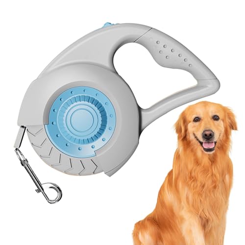 Retractable Dog Lead, 5m Automatic Extending Dog Tug Rope, Chew-Proof with Lock & Release for Small and Medium Dogs, Long Walking Pet Accessory, 7.09x4.33 Inches Retractable Dog Lead, 5m Automatic Extending Dog Tug Rope, Chew-Proof with Lock & Release for Small and Medium Dogs, Long Walking Pet Accessory, 7.09x4.33 Inches von Iouyjiu