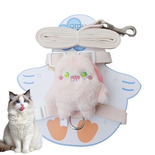 Verstellbares Hundegeschirr, Zugband, Sicherheitsgurt, Hundeweste, Harness mit Plüschpuppe, Backpack, Haustiergeschirr, Walking, Haustierbedarf, 1 Stück Verstellbares Hundegeschirr, Zugband, Sicherheitsgurt, Hundeweste, Harness mit Plüschpuppe, Backpack, Haustiergeschirr, Walking, Haustierbedarf, 1 Stück von Iouyjiu