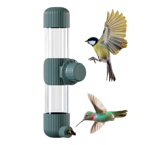 Vogel-Wasserspender, Vogel-Wasserspender mit automatischem Wasserspender mit hygienischem und platzsparendem Design für Papageien, oder andere Vögel, 20,6 x 3,1 x 9,5 cm von Iouyjiu