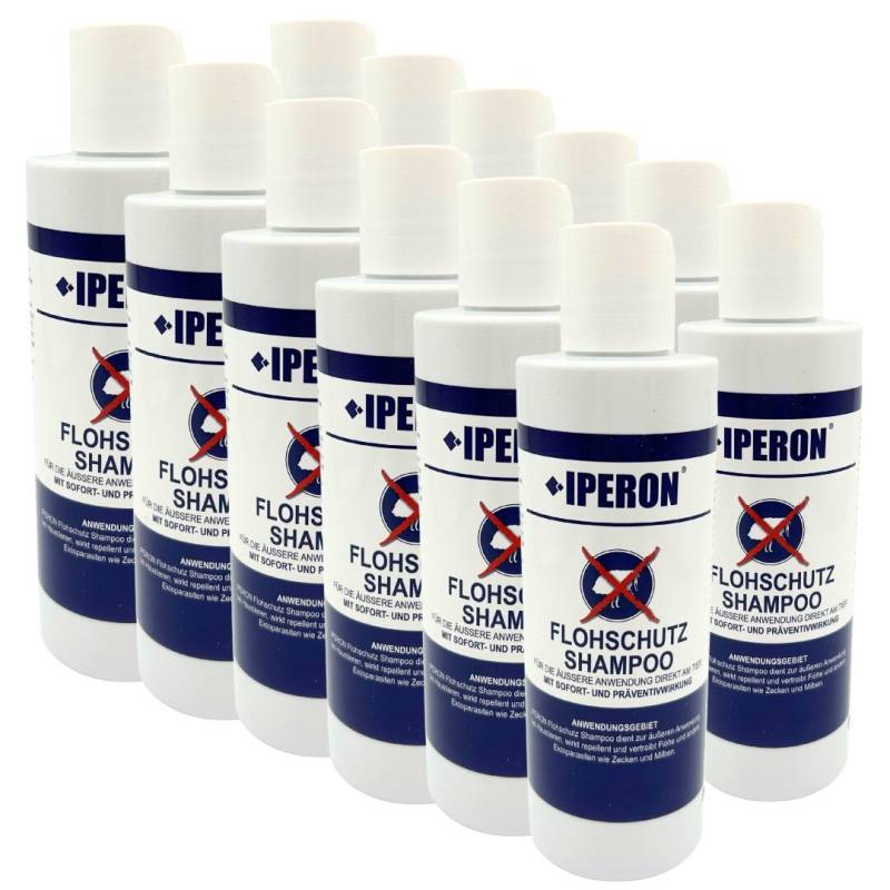 12 x 200 ml IPERON® Flohschutz Shampoo von Iperon