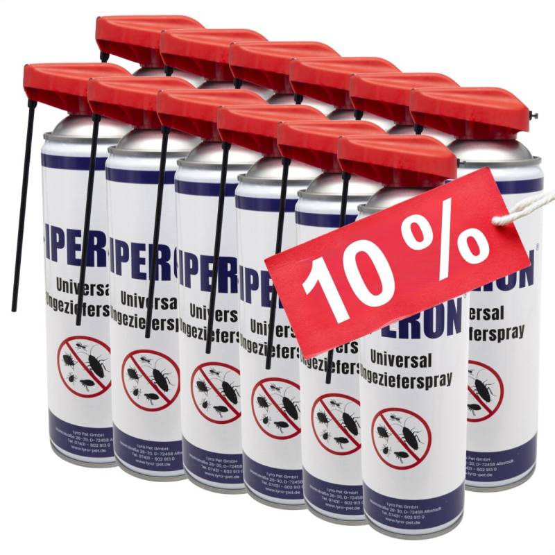 12 x 500 ml IPERON® Universal Ungezieferspray von Iperon