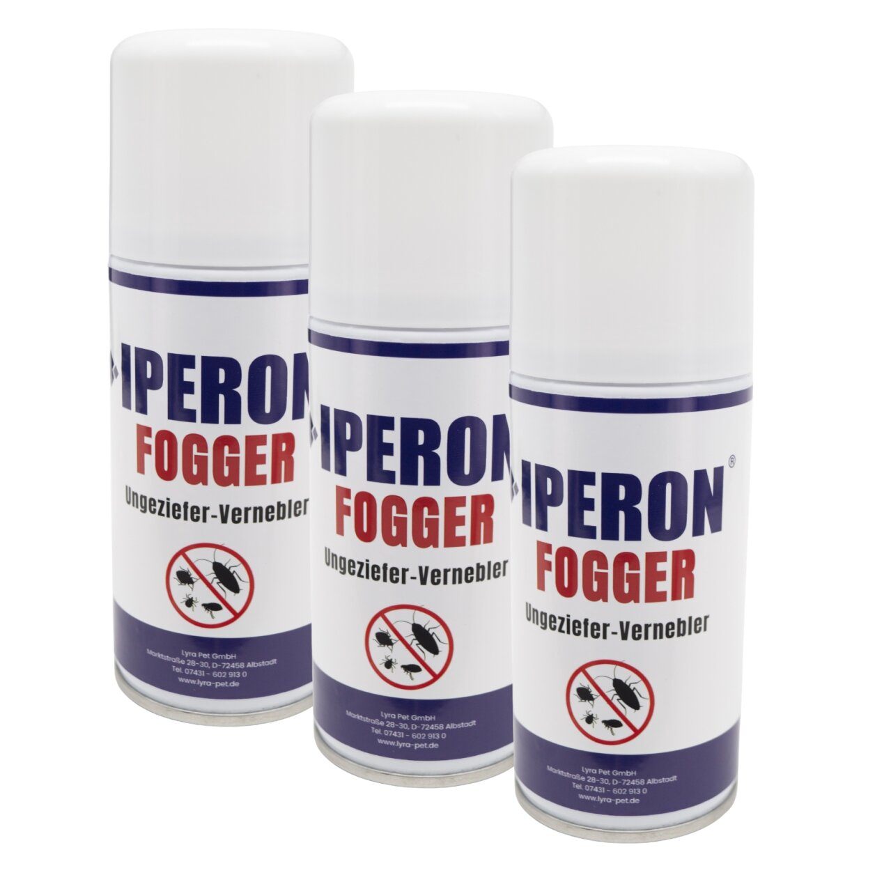 3 x 150 ml IPERON® Fogger Ungeziefer-Vernebler von Iperon