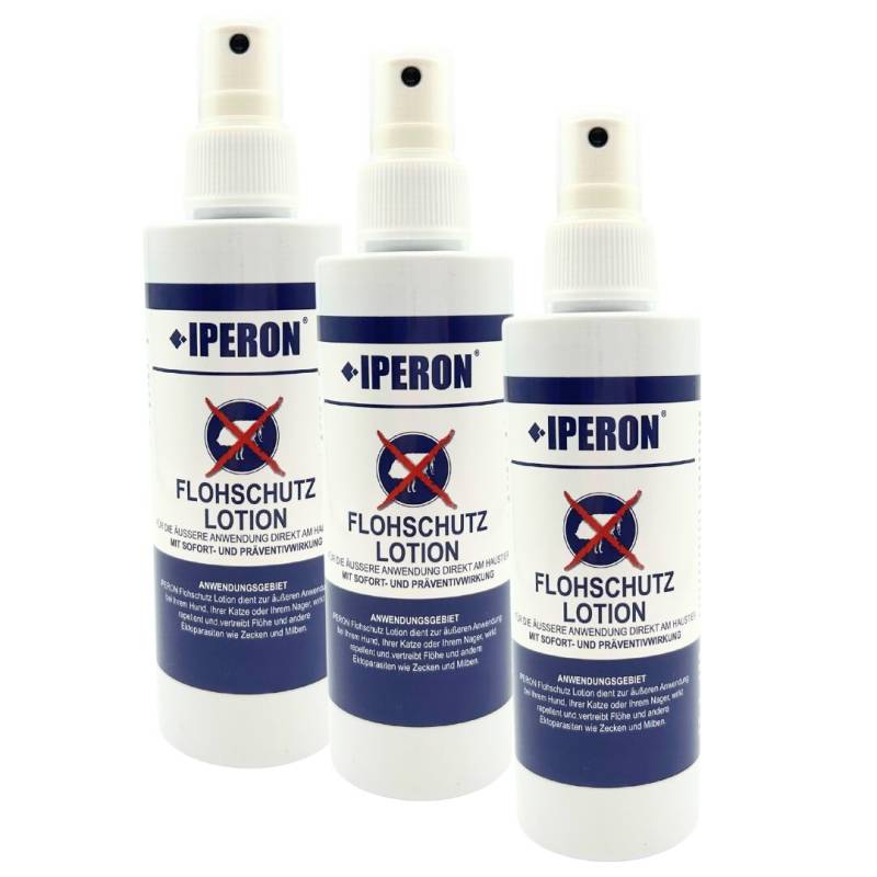 3 x 200 mI IPERON® Flohschutz Lotion von Iperon