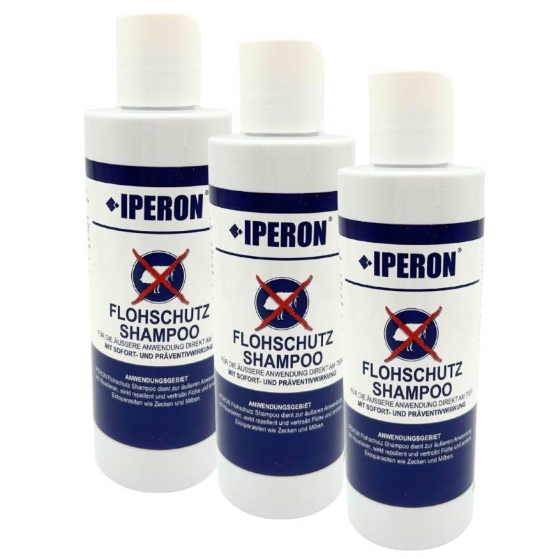 3 x 200 ml IPERON® Flohschutz Shampoo von Iperon