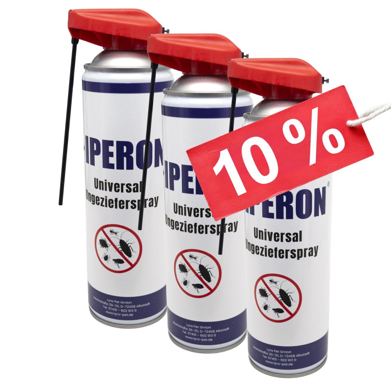 3 x 500 ml IPERON® Universal Ungezieferspray von Iperon