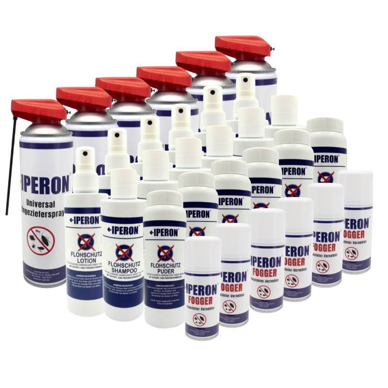 6 Stk. IPERON® Rundum Sorglos Paket - 5er Set Ungeziefer- & Flohschutz von Iperon