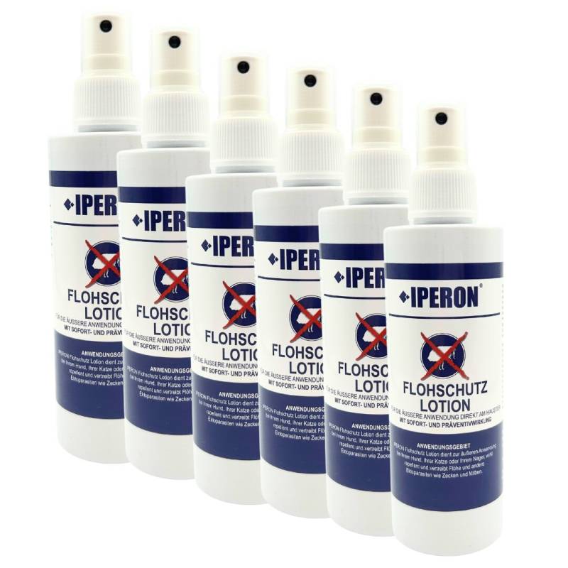 6 x 200 mI IPERON® Flohschutz Lotion von Iperon