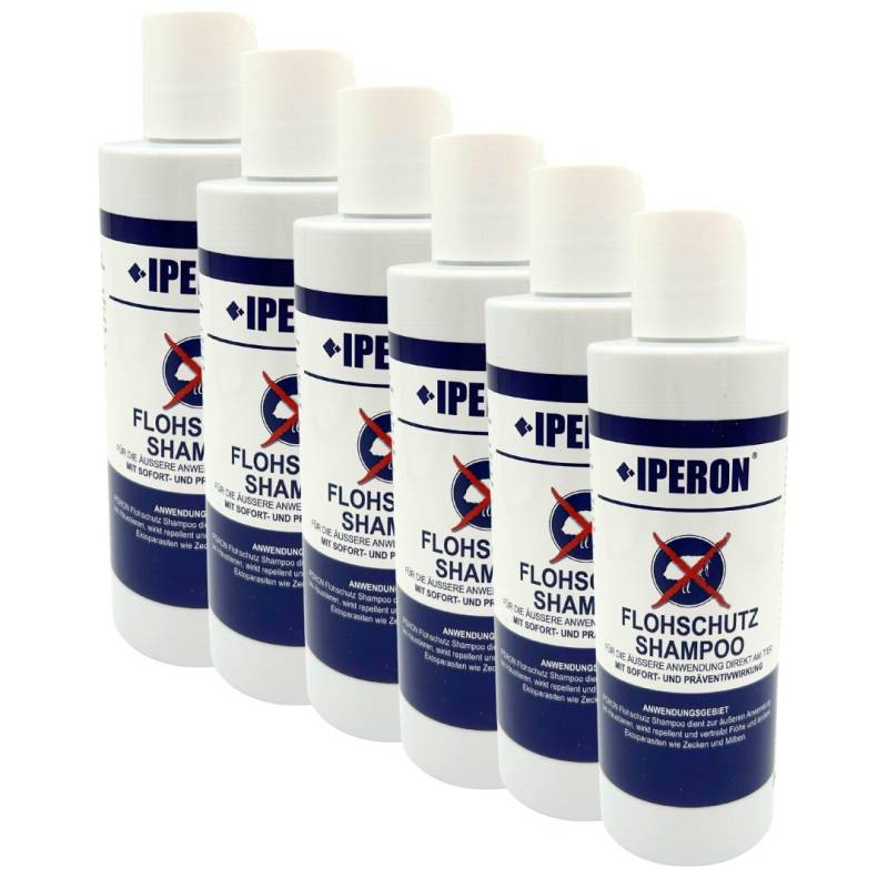 6 x 200 ml IPERON® Flohschutz Shampoo von Iperon