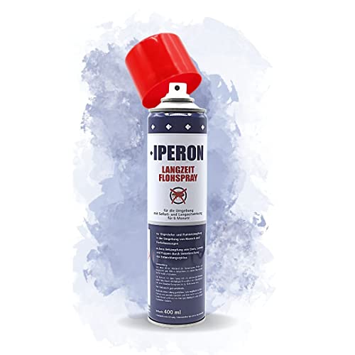 IPERON® 2 x 400 ml Langzeit Flohspray Sofort- und Langzeitwirkung 6 Monate Parasiten Flöhe von Iperon
