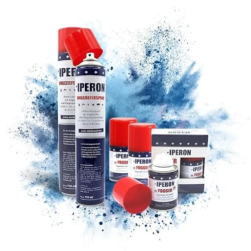 IPERON® 2 x 750 ml Ungezieferspray + Fogger 2 x 200 ml im Set mit Sofort- und Langzeitwirkung Insektenschutz und Abwehr effektiv bei Befall von Flöhen von Iperon