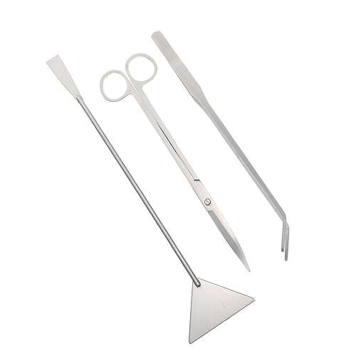 Ipetboom Aquatic Tool Set - 4-in-1 Schere Schaufel Pinzette Und Schaber Zur Aquarienreinigung von Ipetboom