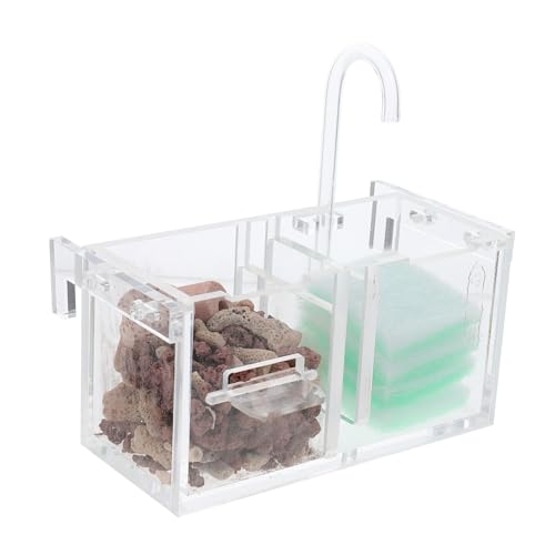 Ipetboom Aquarienbedarf Haushaltsreiniger 1 Satz Filter Für Fischbecken Kunststoffreiniger Sieb Wasserreiniger Stumm Büro Acryl Aquarium Aquariumfilter von Ipetboom