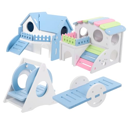 Ipetboom 1satz Hamster Versteckhaus Teiliges Spielzeug Für Kleintiere Mit Leiter Schaukel Und Großem Schlafbereich Für Hamster Und Meerschweinchen Umweltfreundliches Material Dekorierbar Ipetboom 1satz Hamster Versteckhaus Teiliges Spielzeug Für Kleintiere Mit Leiter Schaukel Und Großem Schlafbereich Für Hamster Und Meerschweinchen Umweltfreundliches Material Dekorierbar von Ipetboom