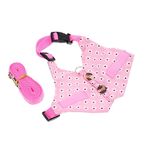Ipetboom 1 Satz Hasenkleidung Kleid für den Sommer Guinea-Geschirr-Leine Hund Kleider Muskelshirt Hasenkostü mit Leine formelle Kleidung für Haustiere Gentleman Gürtel schmücken Gurt Weste von Ipetboom