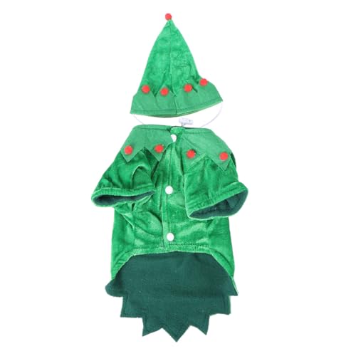 Ipetboom Hundekleidung Weihnachtskostüm Für Haustiere Umhang Mit Hut Partykleidung Für Haustiere Cosplay-kostüme Für Hunde Größe M von Ipetboom