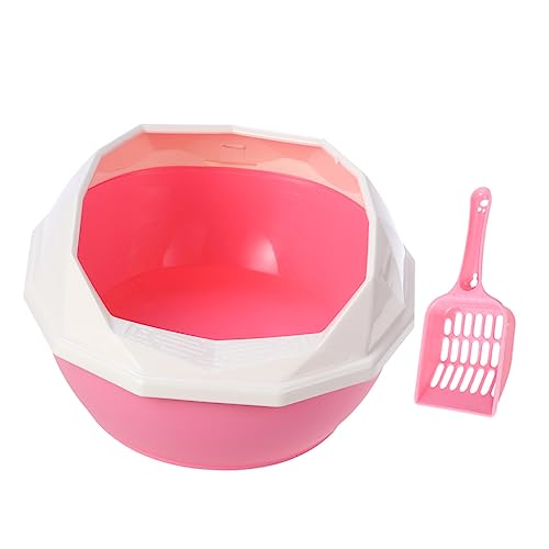 1 Satz Katzentoilette dustbin mülltütenhalter Kätzchen saubere Toilette Töpfchen-Ecktoilette Katze Bettpfanne hohe Seitentoiletten für Katzen tragbar Sandbecken Hase Mülleimer 1 Satz Katzentoilette dustbin mülltütenhalter Kätzchen saubere Toilette Töpfchen-Ecktoilette Katze Bettpfanne hohe Seitentoiletten für Katzen tragbar Sandbecken Hase Mülleimer von Ipetboom