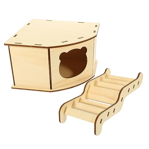Ipetboom 1satz Hamsterversteck Aus Holz Nagerhaus Mit Leiter Für Kleintiere Sicheres Und Langlebiges Spielzeug Für Hamster Und Meerschweinchen Teiliges Für Käfige Und Gehege Ipetboom 1satz Hamsterversteck Aus Holz Nagerhaus Mit Leiter Für Kleintiere Sicheres Und Langlebiges Spielzeug Für Hamster Und Meerschweinchen Teiliges Für Käfige Und Gehege von Ipetboom