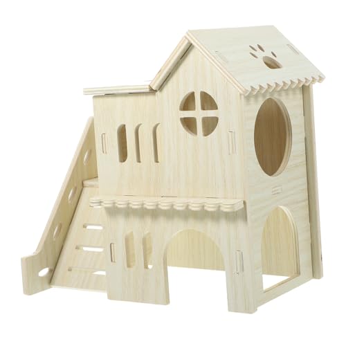 Ipetboom Mehrkammer-meerschweinchen-versteck Aus Holz Zur Entspannung des Haustiers von Ipetboom
