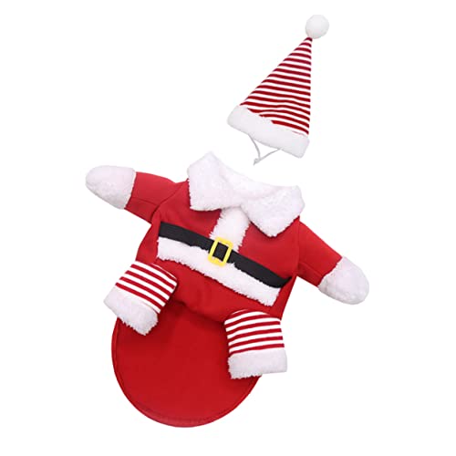 Ipetboom 1 Satz Verwandlungskostüm für Haustiere Dog Christmas Costume hundeweihnachtskostüme weihnachtsoutfits für Hunde Winterbekleidung für Hunde Hündchen Hoodie warm von Ipetboom