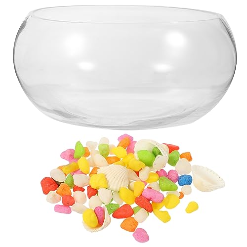 1 Satz transparentes Glas-Aquarium Kies für Pflanzen Moosfelsen Vase Pflanzendekor Fischglas Pflanzgefäß für hydroponische Pflanzen Schreibtisch Stein Pflanzer Betta Fisch Büro 1 Satz transparentes Glas-Aquarium Kies für Pflanzen Moosfelsen Vase Pflanzendekor Fischglas Pflanzgefäß für hydroponische Pflanzen Schreibtisch Stein Pflanzer Betta Fisch Büro von Ipetboom