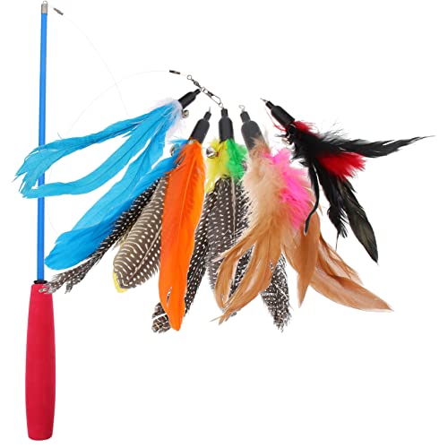 Ipetboom 1 Set Angel-Teleskopstange Zum Necken Mit Zauberstäben Kätzchenübung Katzen Zu Katze Einziehbare Nachfüllpackungen Katzenminze Geschenke Haushaltsspielzeug Interaktives Ipetboom 1 Set Angel-Teleskopstange Zum Necken Mit Zauberstäben Kätzchenübung Katzen Zu Katze Einziehbare Nachfüllpackungen Katzenminze Geschenke Haushaltsspielzeug Interaktives von Ipetboom