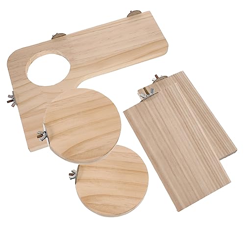Ipetboom Pet Jumping Plattform Set Holz Eichhörnchen Klettern Bord Papagei Sprungbrett für Den Innenbereich Ipetboom Pet Jumping Plattform Set Holz Eichhörnchen Klettern Bord Papagei Sprungbrett für Den Innenbereich von Ipetboom