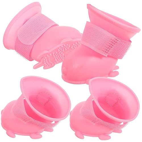 Ipetboom Hunde-Regenstiefel-Set Katzenschuhe Booties Gummi-hundestiefel Welpenschuhe Für Hunde Wärme Ipetboom Hunde-Regenstiefel-Set Katzenschuhe Booties Gummi-hundestiefel Welpenschuhe Für Hunde Wärme von Ipetboom