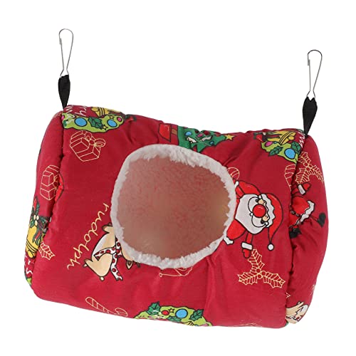 Ipetboom Wärme Und Komfort Hamsternest Weihnachtsmotiv Weiches Hängebett Für Meerschweinchen Rennmäuse Chinchillas Ipetboom Wärme Und Komfort Hamsternest Weihnachtsmotiv Weiches Hängebett Für Meerschweinchen Rennmäuse Chinchillas von Ipetboom